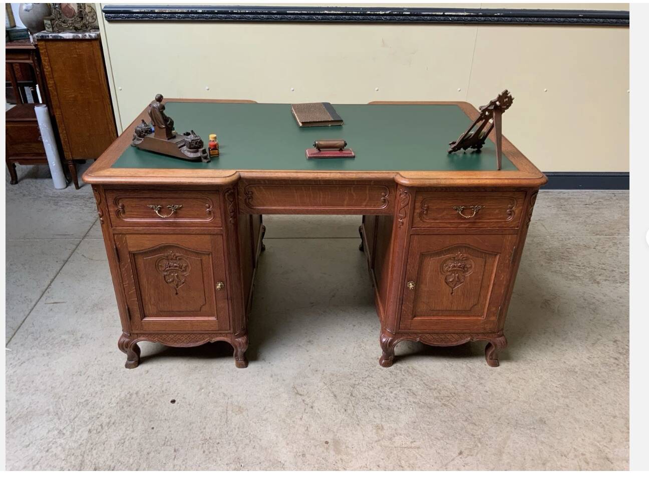 Bureau à double face - Art nouveau