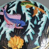 Bonbonnière en céramique motifs poissons