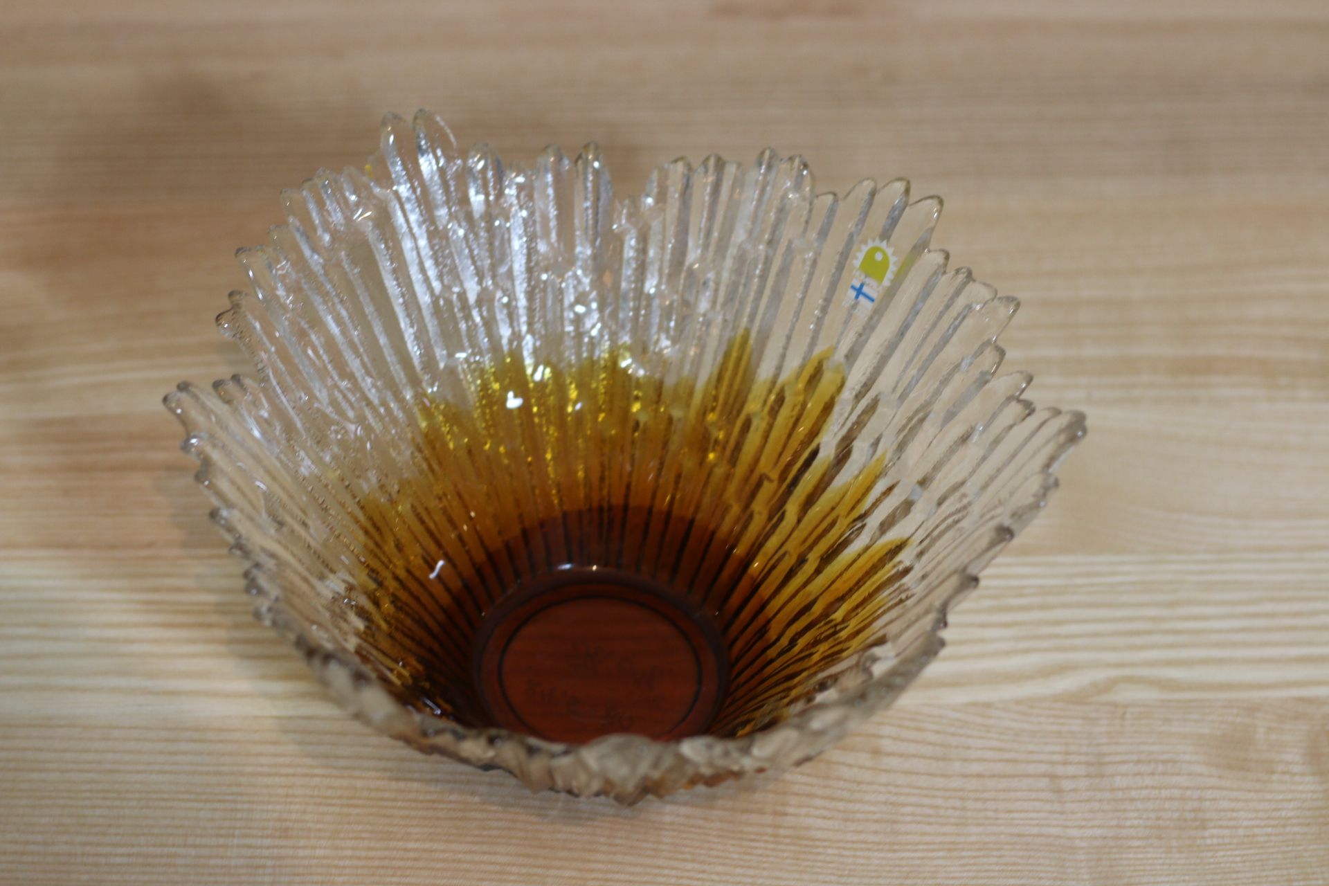 Glass vintage bowl by tauno wirkkala, finland 1960s