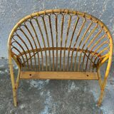 Rattan headboard