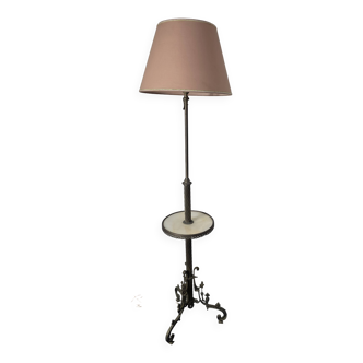 Lampadaire Napoléon III en bronze et laiton