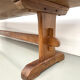 Monastery table in solid oak, 350 cm, circa 1900.