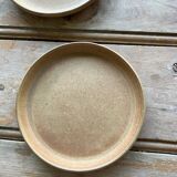 Series of 8 stoneware plates