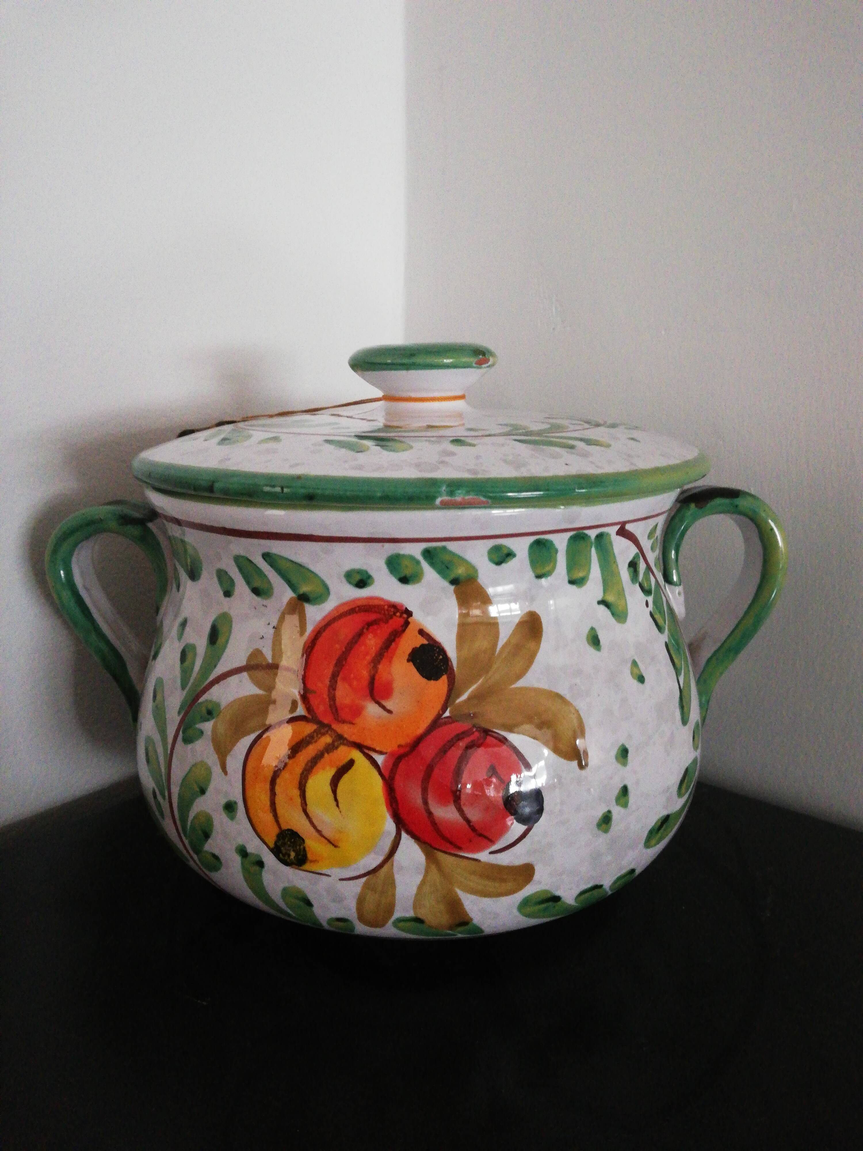 Table bin Certified handmade Italy Tuscany