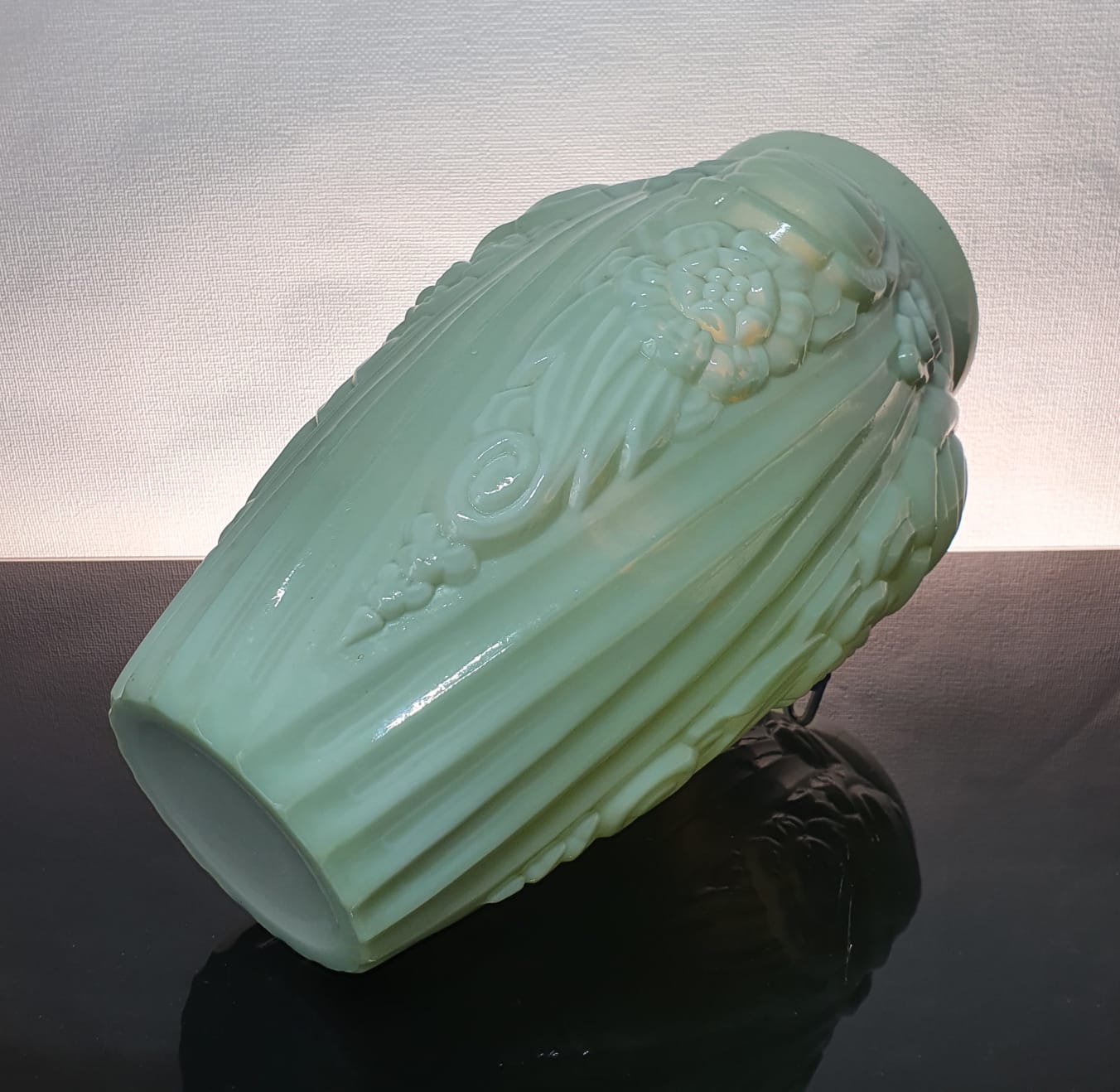 Vase en opaline Art Deco