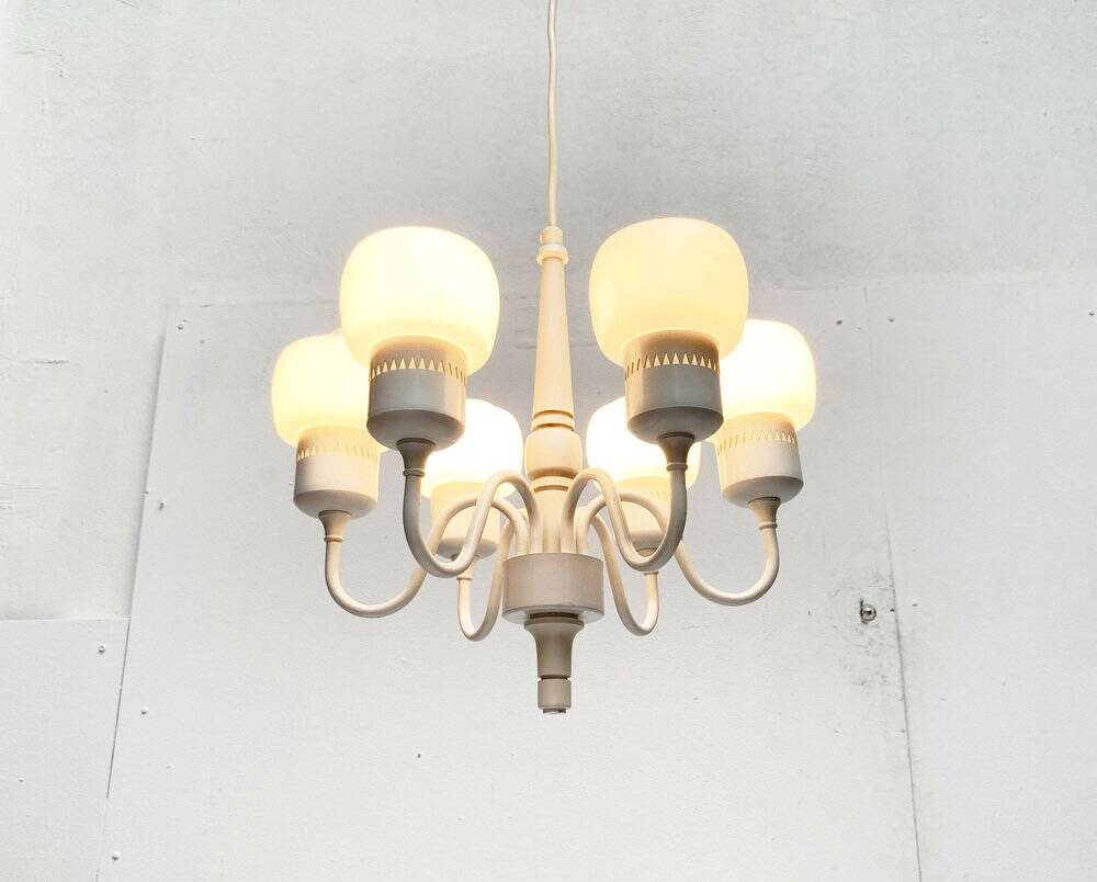 Swedish Mid-Century T526 chandelier by Hans-Agne Jakobsson for Hans-Agne Jakobsson Ab, 1960s