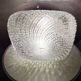 Square glass ceiling lamp, 1970