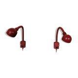 Pair of cobra sconces 1980