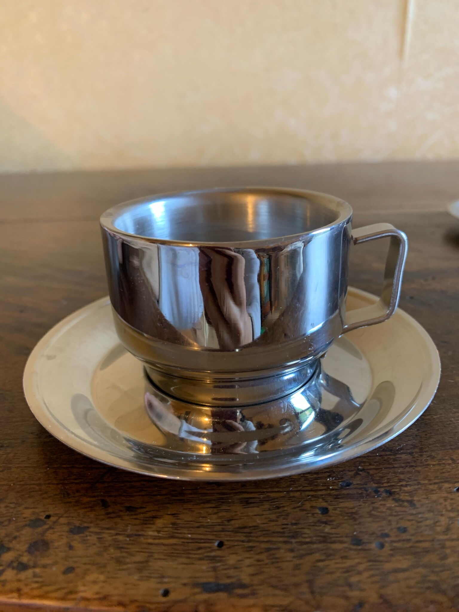 Stainless steel coffee cups