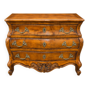 Commode tombeau galbée