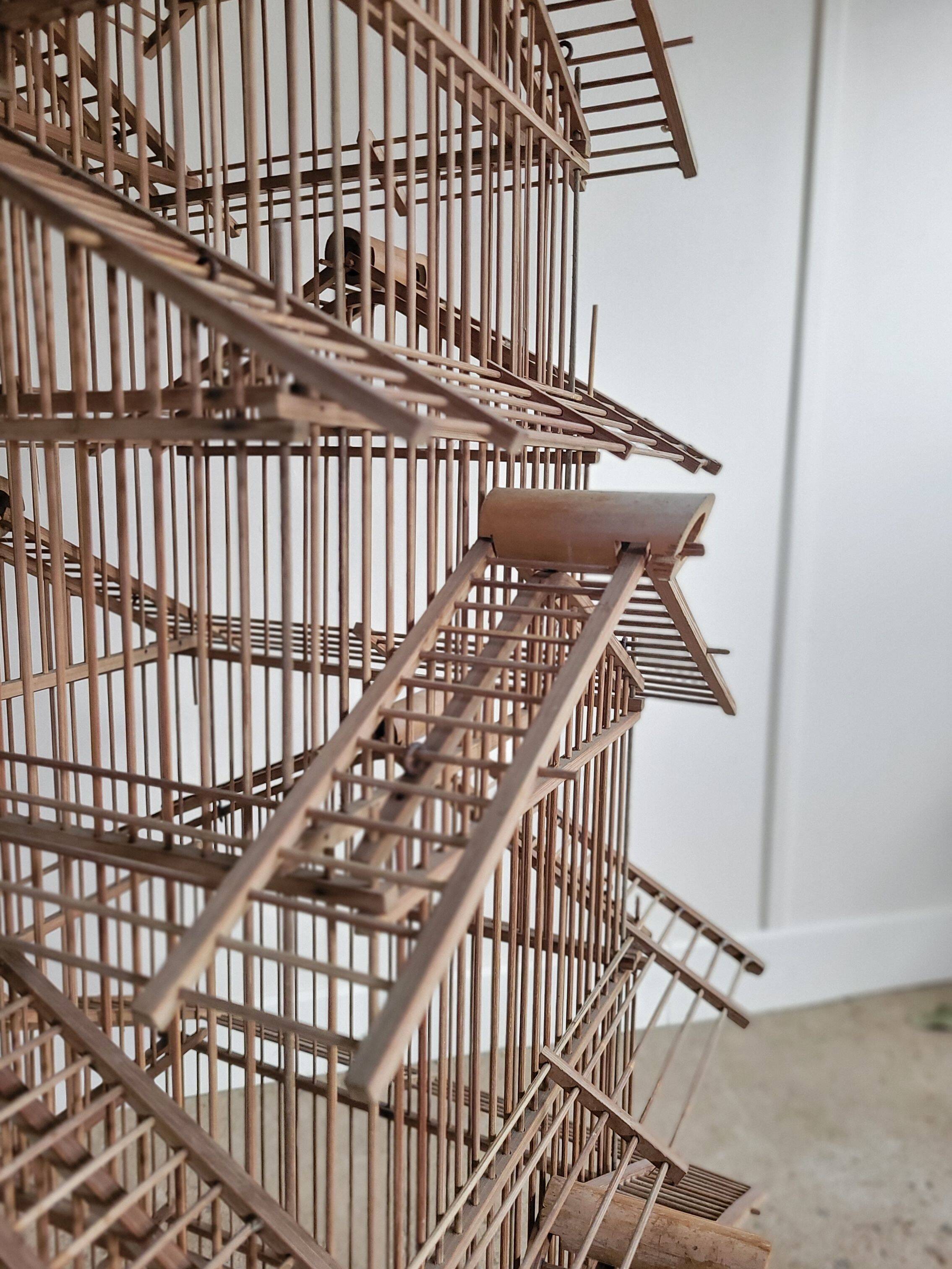 Cage à oiseaux ancienne