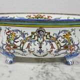 Gien earthenware planter, renaissance style – early twentieth century