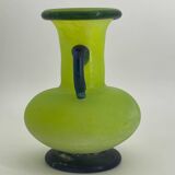 Vintage glass paste vase