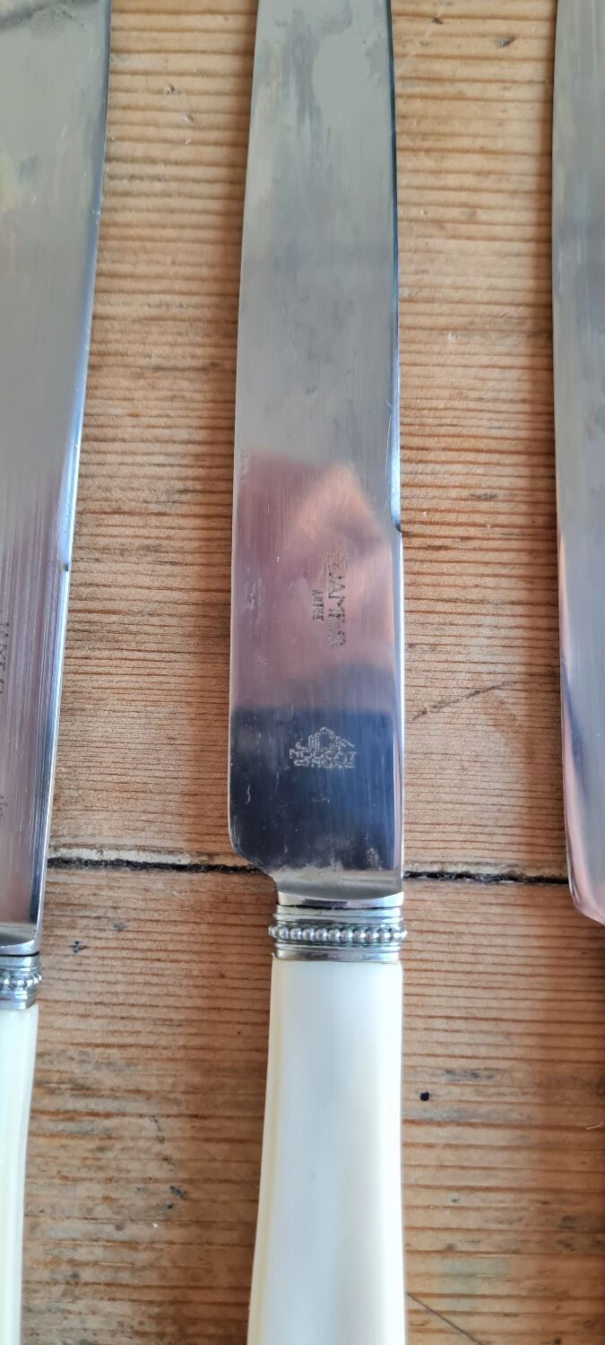 Setvde 12 knives in bakelite and stainless steel