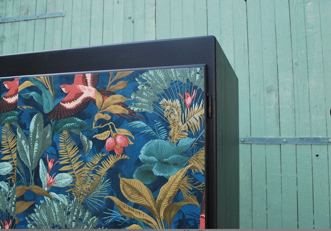 Renovated boarding school cabinet