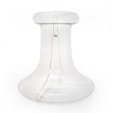 Transparent glass vase by Renato Toso for Fratelli Toso, 1970s.