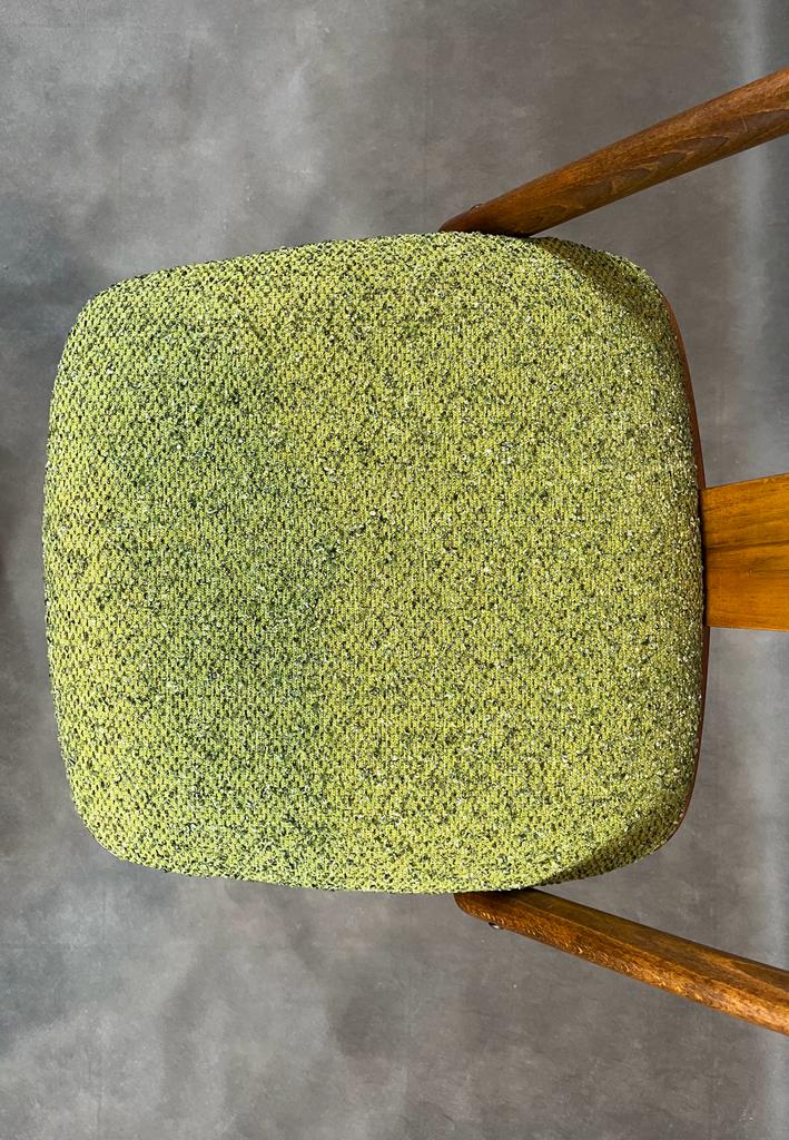 Set of 4 renovated vintage chairs, mier edition, czech vintage 1960s