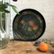 Napoleon III tray in painted sheet metal