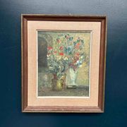 Original Mid‑Century Swedish Oil On Panel – Dated 1951