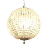 Crystal chandelier, crystal globe