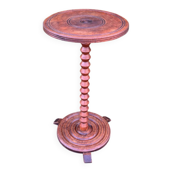 Table d'appoint, sellette en bois