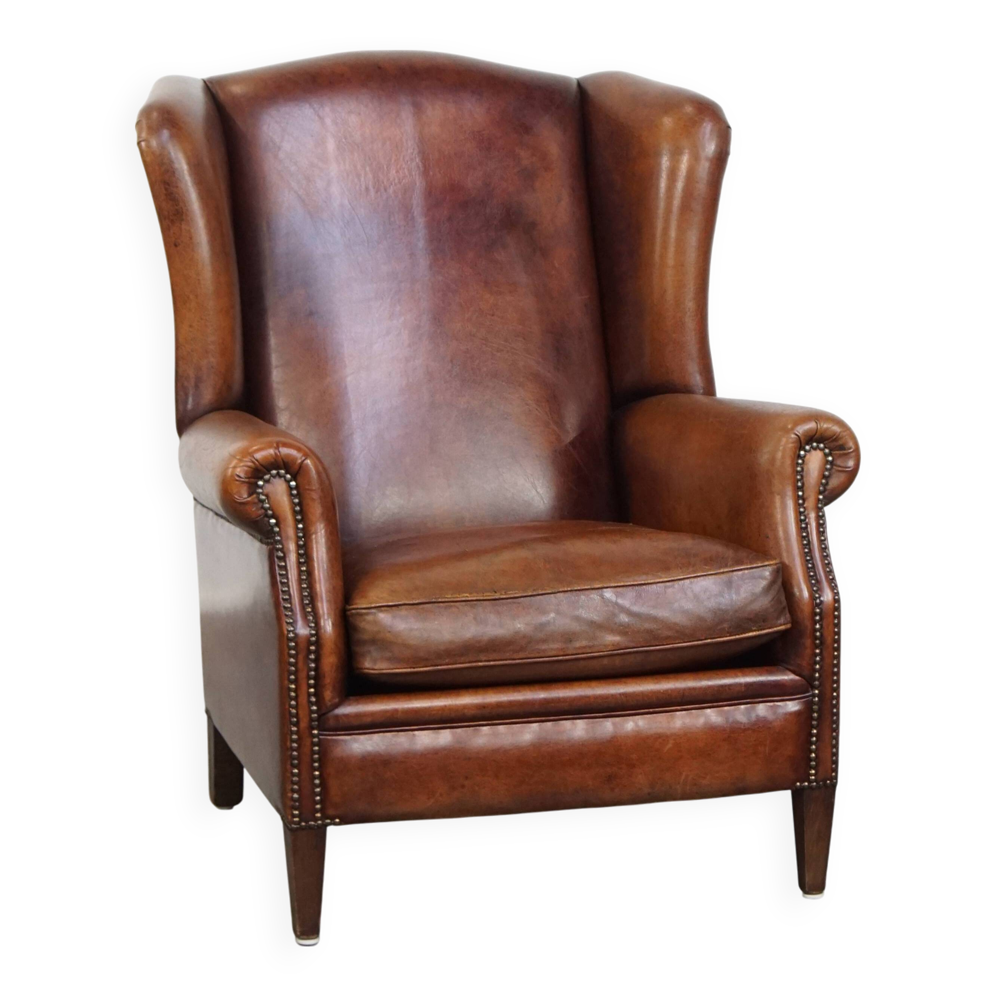 Sheepskin Wingback Chair