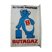 Butagaz advertising plate steel