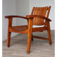 Vintage wooden armchair 1950