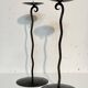 Paire de bougeoirs, Art populaire, 1950
