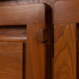 Seltz House solid elm sideboard, 1960s