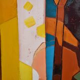 Michel Petiot, known as Micha, Composition for Violin No. 2, canvas