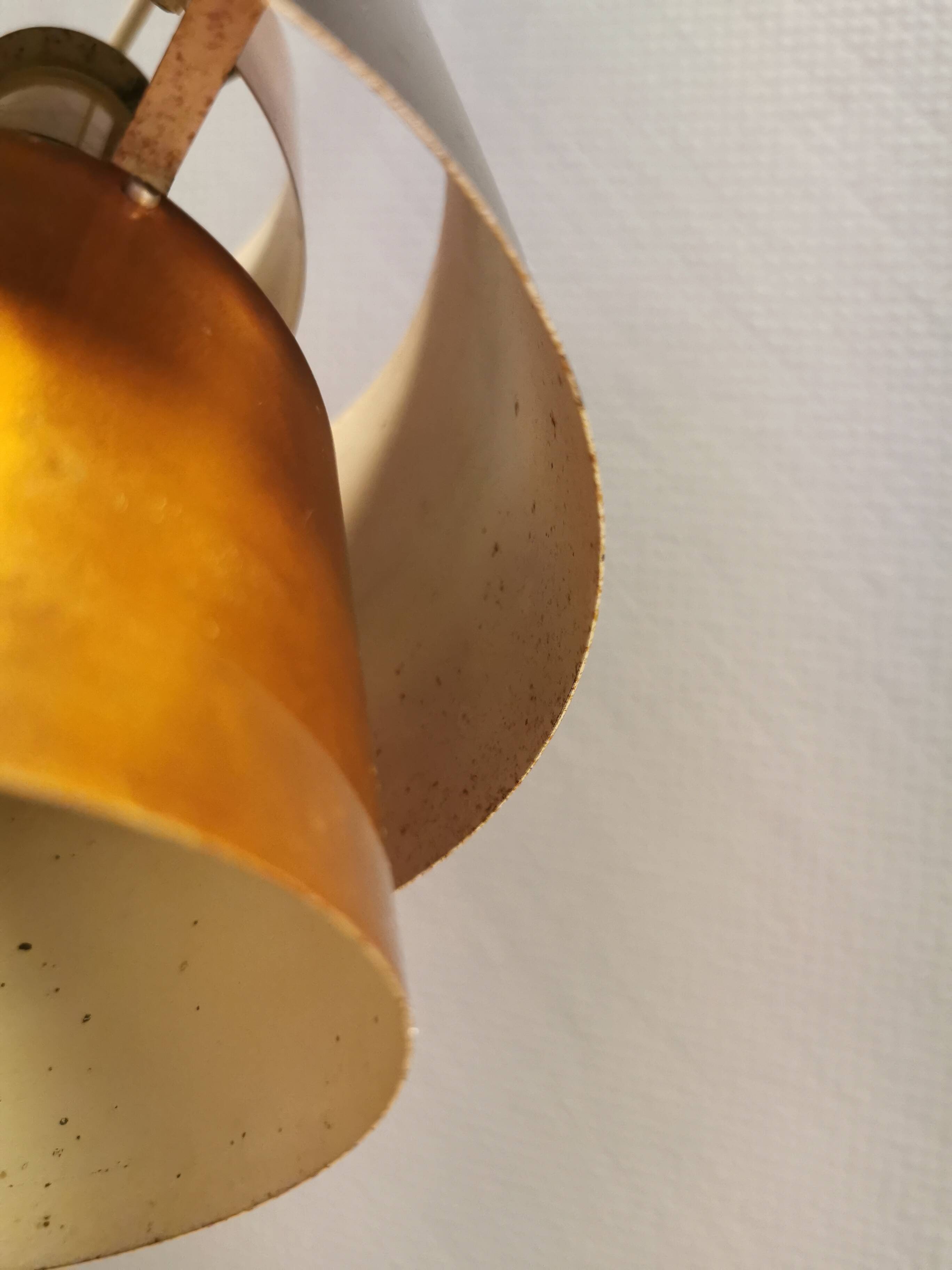 Hanging lamp, model Tunika, by Jo Hammerborg for Fog & Mørup Denmark 1966.