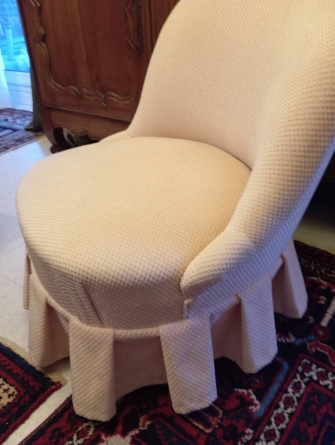 Pale pink velvet toad