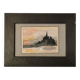 Very pretty signed watercolor of Mont Saint Michel