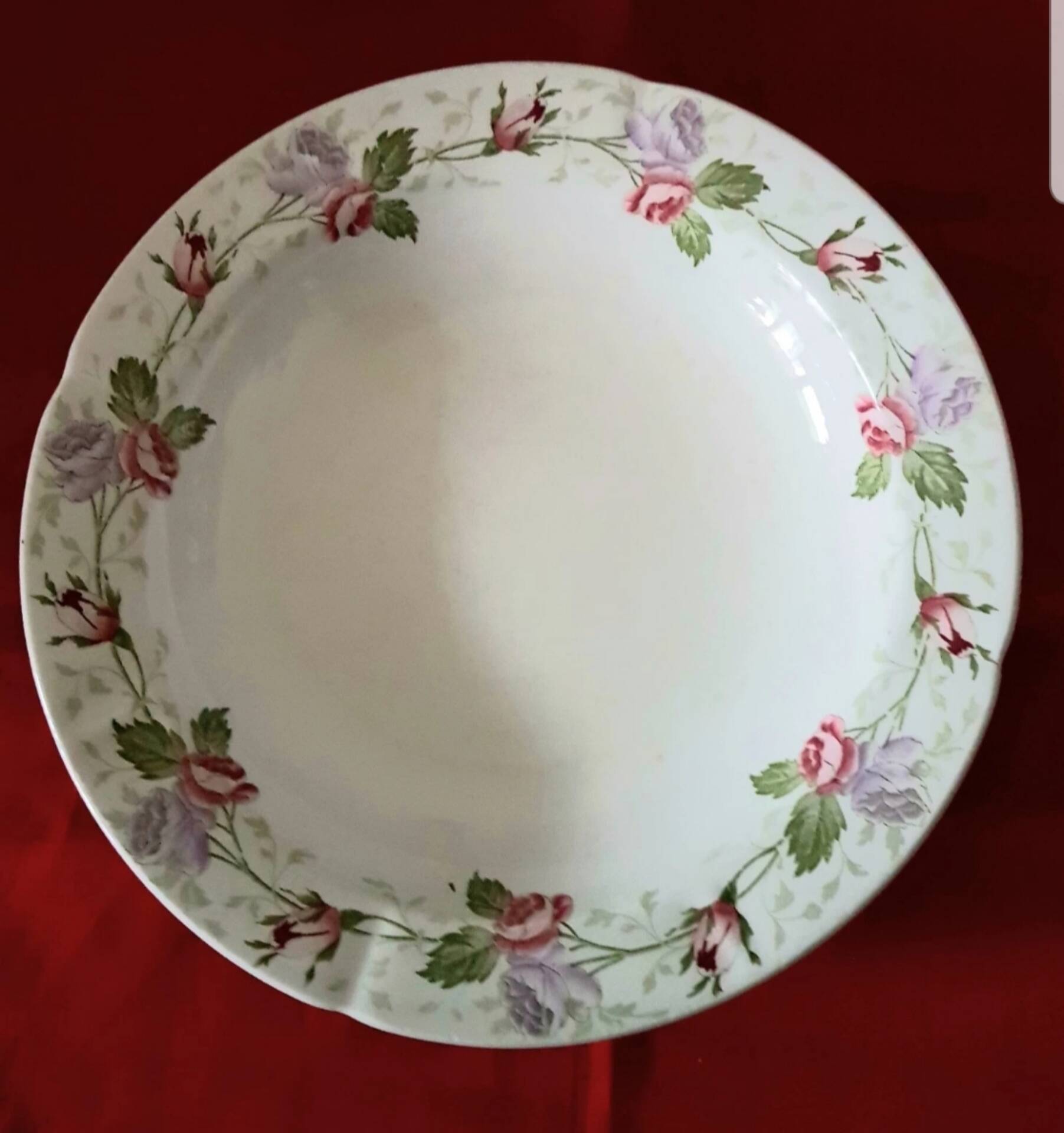 Old plate France Sarreguemines U&C