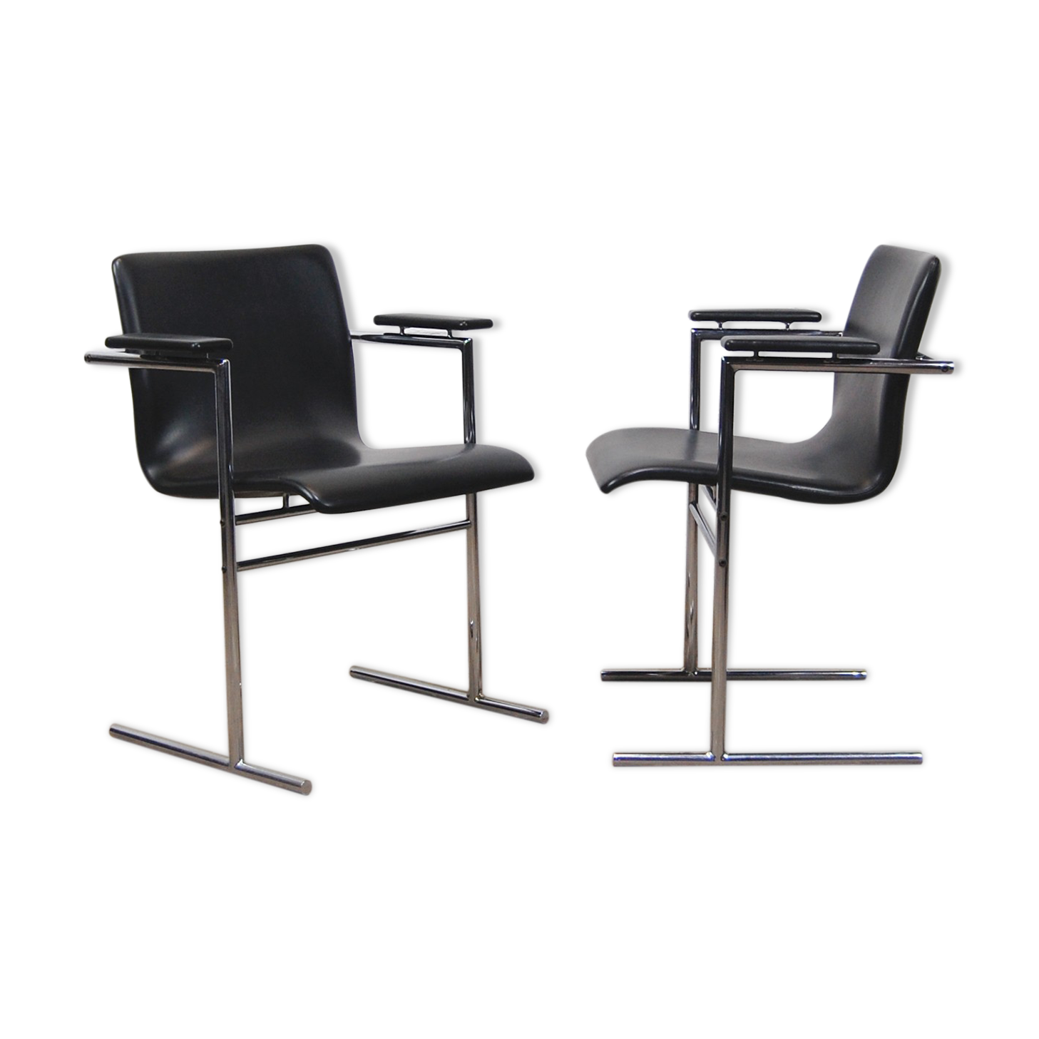 Bridge armchairs "Oslo" by Rudi Verelst for Novalux 1970s