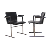 Bridge armchairs "Oslo" by Rudi Verelst for Novalux 1970s