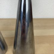 Trio diabolo aluminum candle holders by Erika Pekkari for Ikea