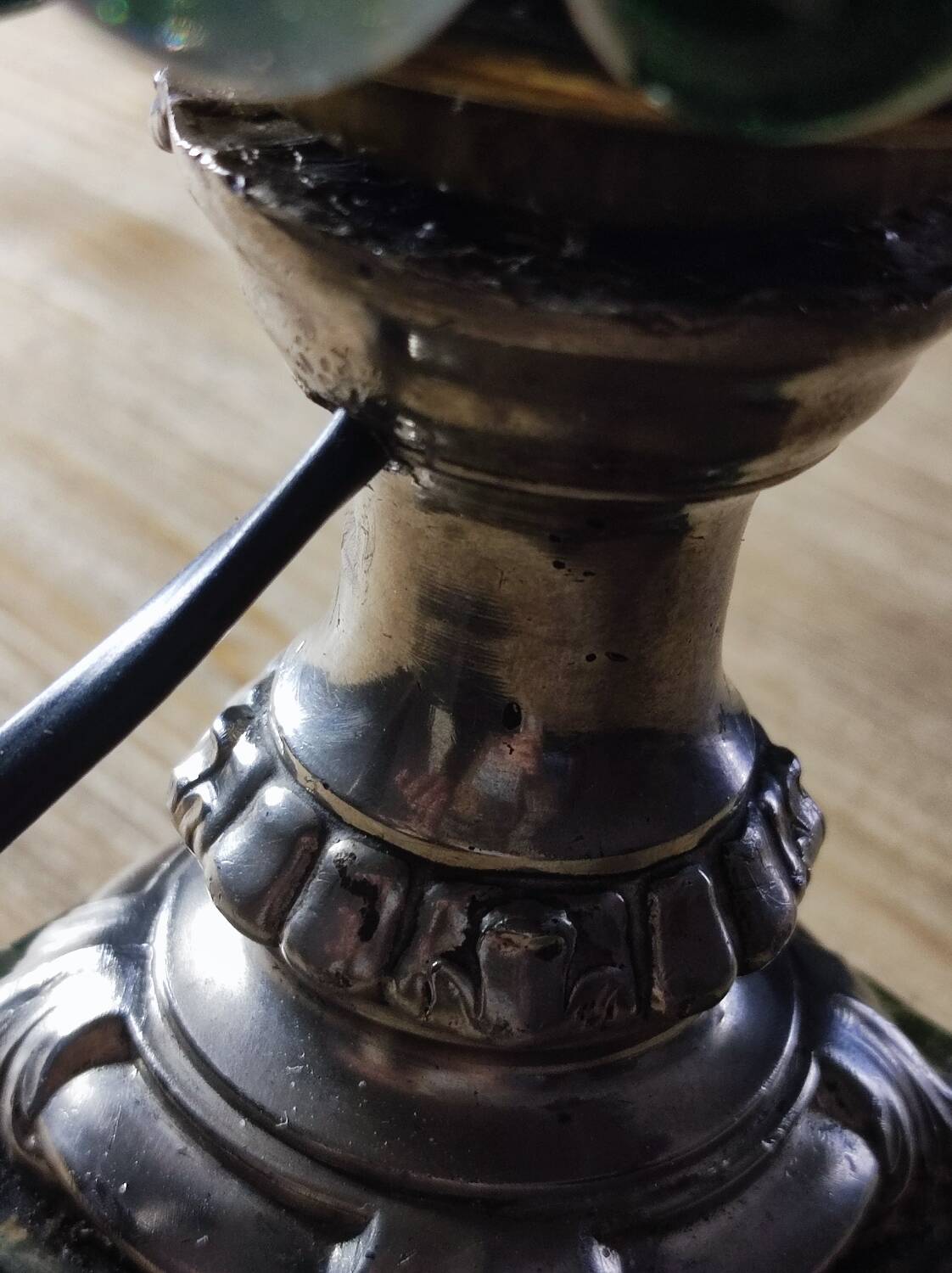 Grape lamp in Art Nouveau style