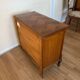Vintage solid wood chest of drawers, Louis XV style