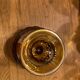 Carnival glass cup