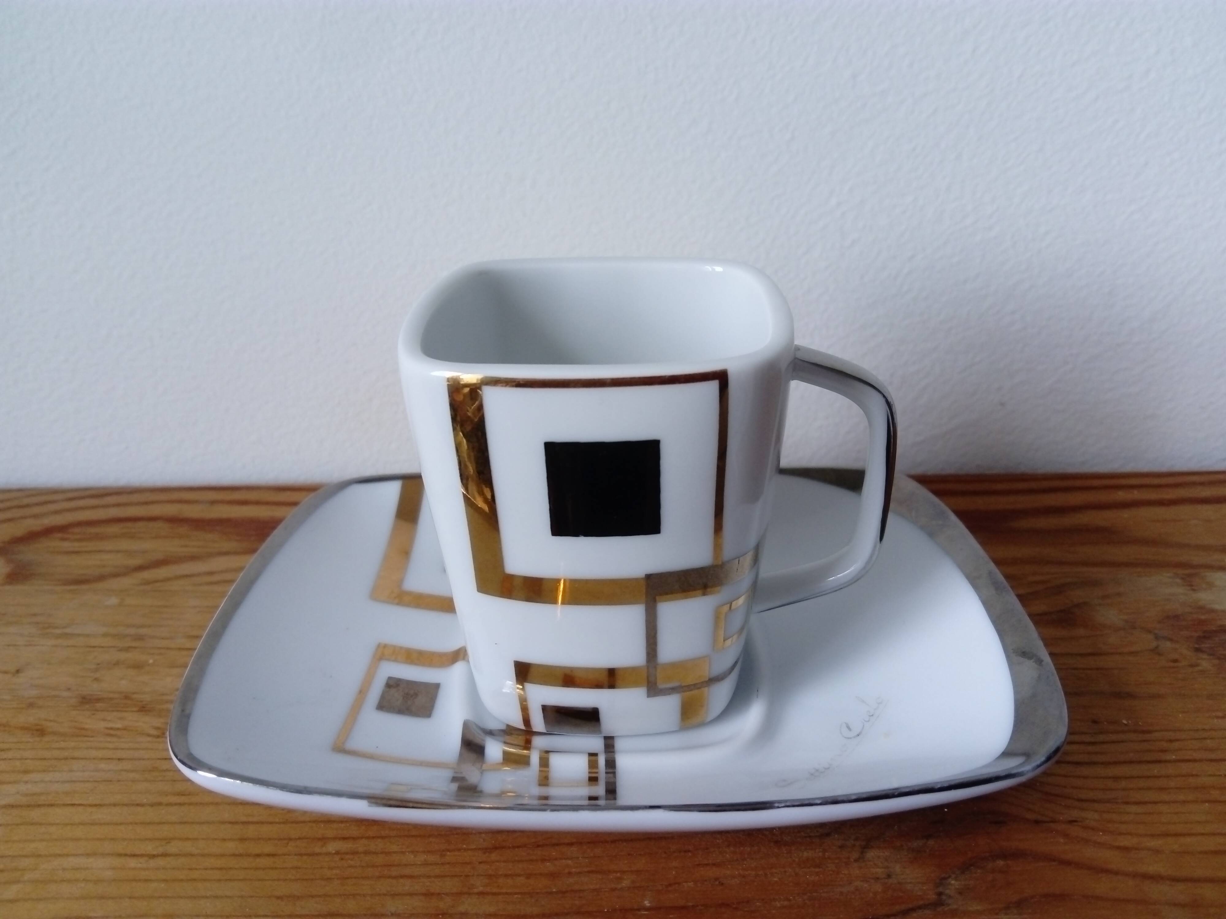 Vintage art deco cup and saucer