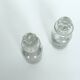 Lot de 2 flacons bouchons biseautés