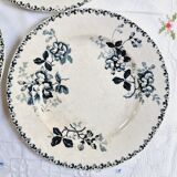 Flat plate Moulin des Loups or Saint Amand Hamage Diameter 22