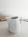 Apilco white porcelain pitcher, fire porcelain