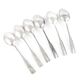 Set of table spoons, silver-plated brass, HEFRA, Poland, 1970s