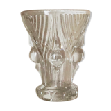 Art deco glass vase
