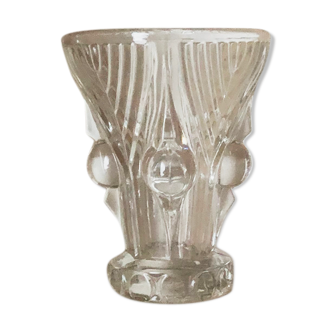 Art deco glass vase