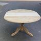 Interior's extendable solid wood round table tripod 160cm