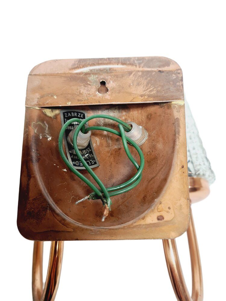2-armed wall lamp from Elmet Zabrze, Poland, 1970s